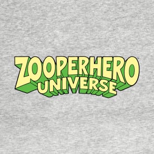 Zooperhero Universe Logo - Yellow/Green T-Shirt